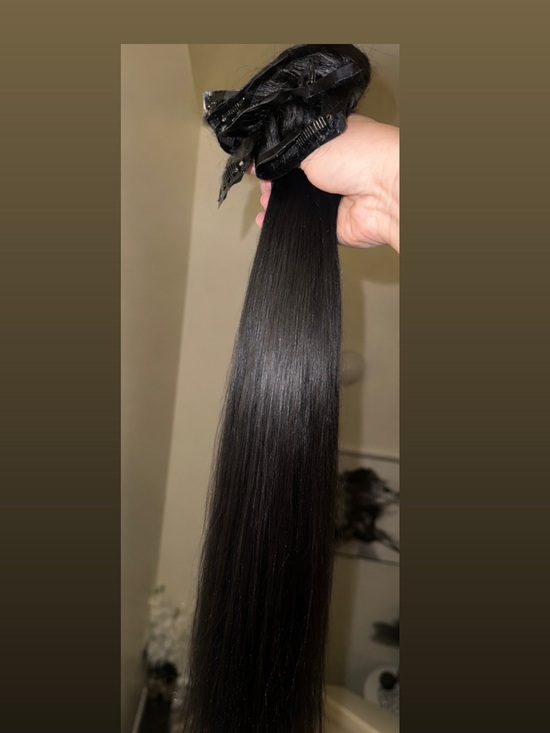 Other - Black Straight Women's Hair Extension - Sleek Natural Shine